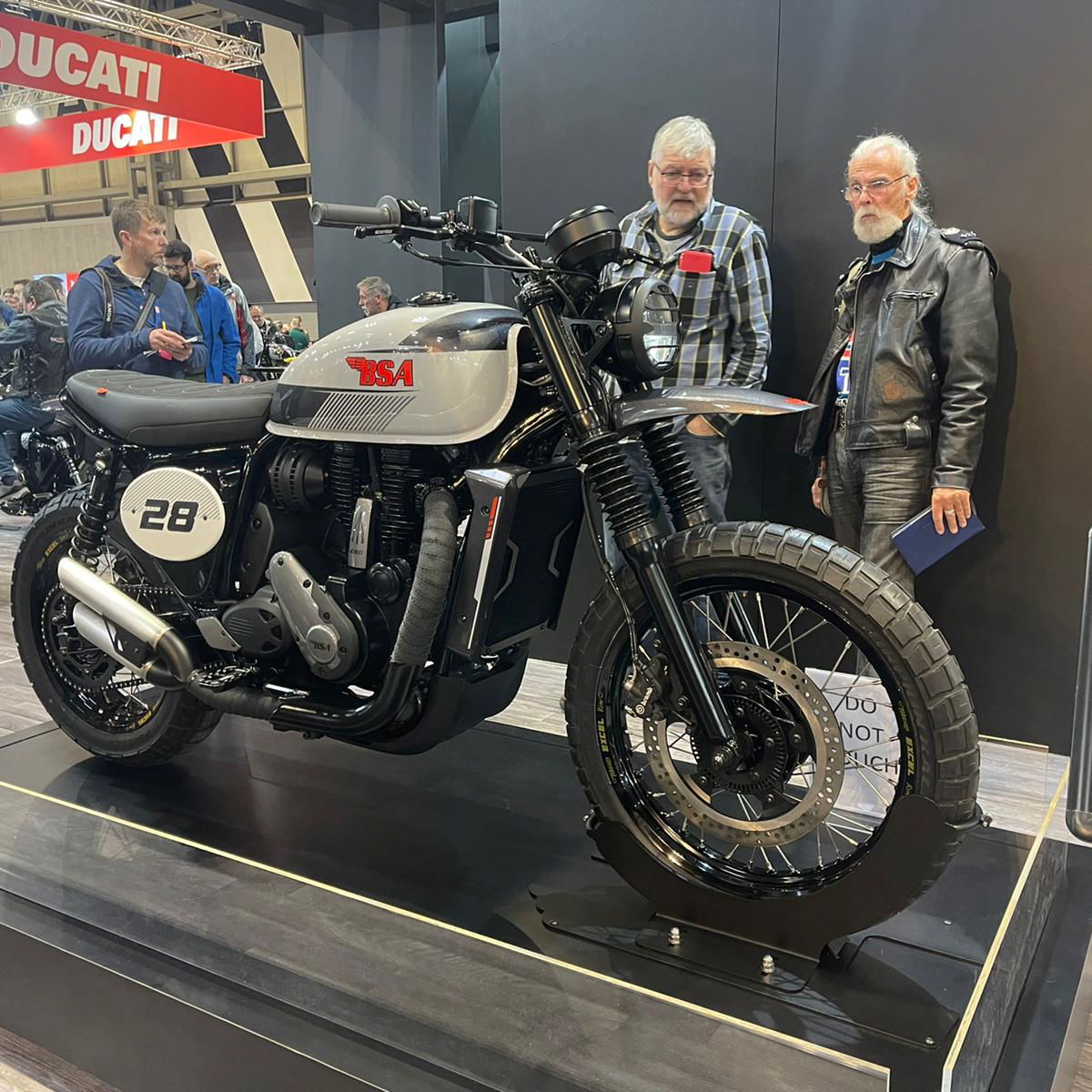 BSA Scrambler at Motorcycle Live